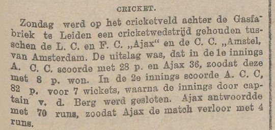 1896, Ajax-Amstel